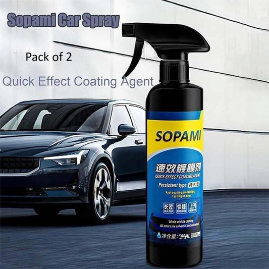 Sopami Instant Car Shine Spray (Pack of 2)