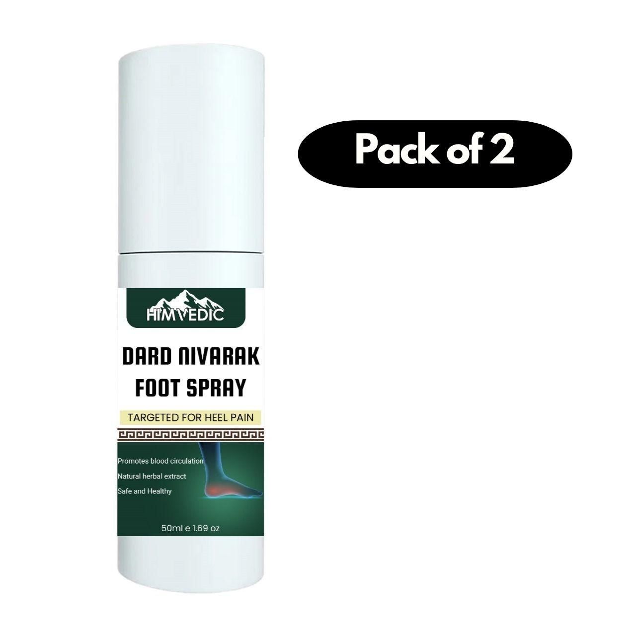Pain Relieving Foot Spray (Pack of 2)
