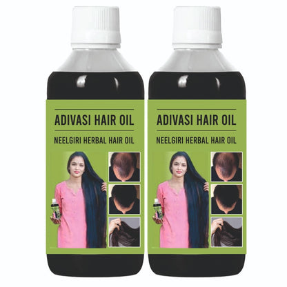 Adivasi Neelgiri Herbal Hair Oil – 100ML × 2 (Buy 1 Get 1 Free)
