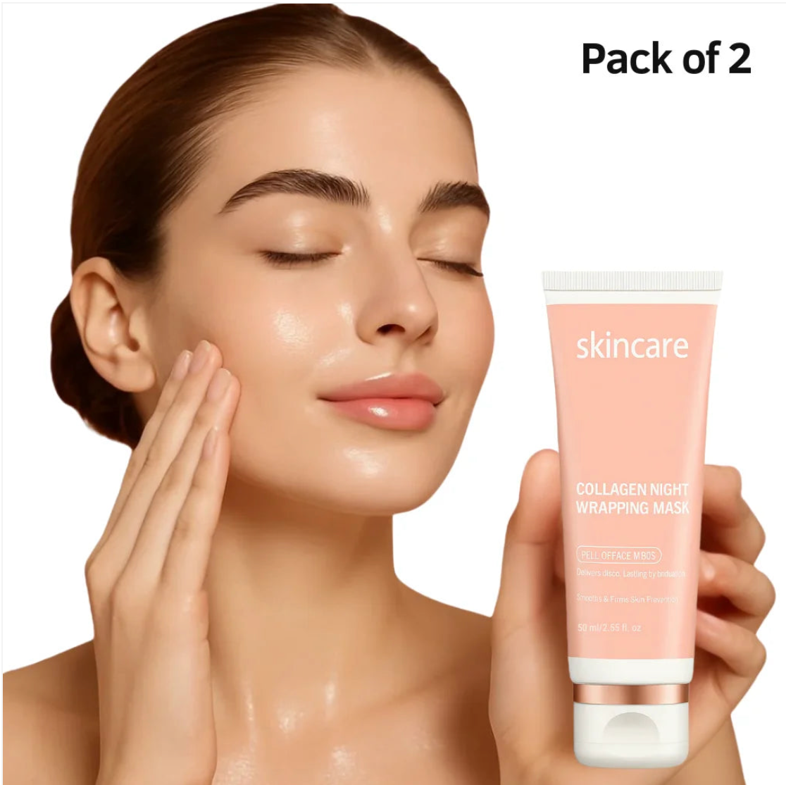 Collagen Night Wrapping Peel Off Mask (Pack of 2)